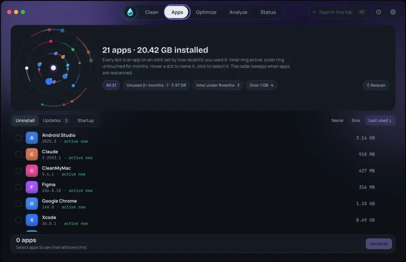 TidyMac screenshot 2